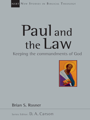 cover image of Paul and the Law: Keeping the Commandments of God